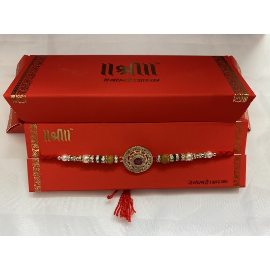 Designer Rakhi Thread Raksha Bandhan Hindu Festival Wrist Band Rakhadi Brother
