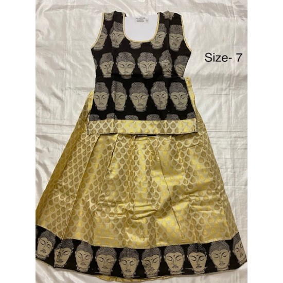  Asian Indian/Pakistani Girls Children Kids Pattu Pavadai Lahenga/Dress Sattai