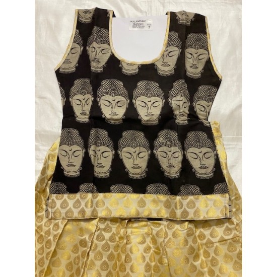  Asian Indian/Pakistani Girls Children Kids Pattu Pavadai Lahenga/Dress Sattai