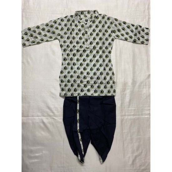 Indian Traditional Boys Cotton Kurta And Dhoti  Ethinic Wear Designer 