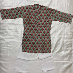 Indian Traditional Boys Cotton Kurta And Pajama  Ethinic Wear Designer 