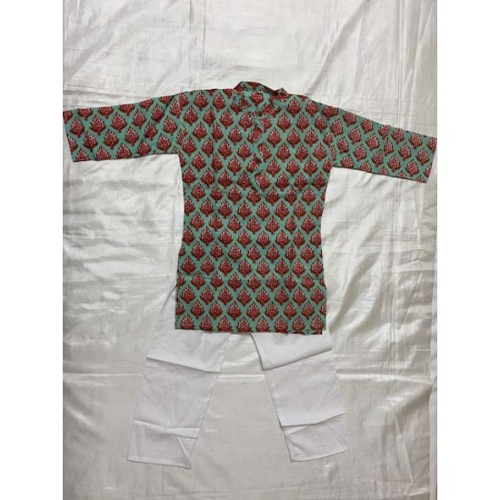 Indian Traditional Boys Cotton Kurta And Pajama  Ethinic Wear Designer 