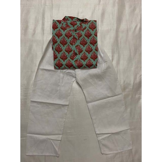 Indian Traditional Boys Cotton Kurta And Pajama  Ethinic Wear Designer 