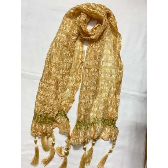 MEN'S INDIAN FANCY RESHAM SCARVES SHERWANI STOLE 