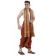  Cotton Men's Panjakejam (Ready to wear) dhoti towel set with pocket- free size