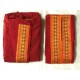  Cotton Men's Panjakejam (Ready to wear) dhoti towel set with pocket- free size