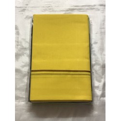 Yellow  Colour Traditional Indian Men’s Pure Cotton Dhoti -Indian