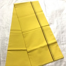 Yellow  Colour Traditional Indian Men’s Pure Cotton Dhoti -Indian