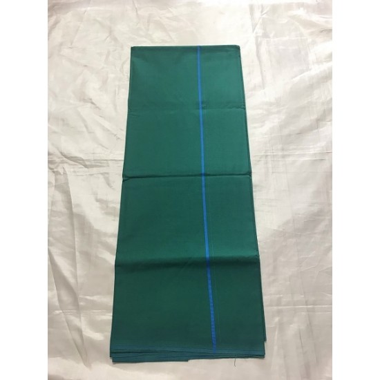 Green colour Traditional Indian Men’s Pure Cotton Dhoti -Indian