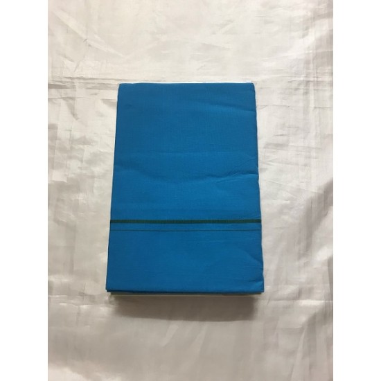 Blue Traditional Indian Men’s Pure Cotton Dhoti -Indian/Bollywood 