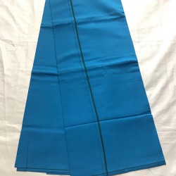 Blue Traditional Indian Men’s Pure Cotton Dhoti -Indian/Bollywood 