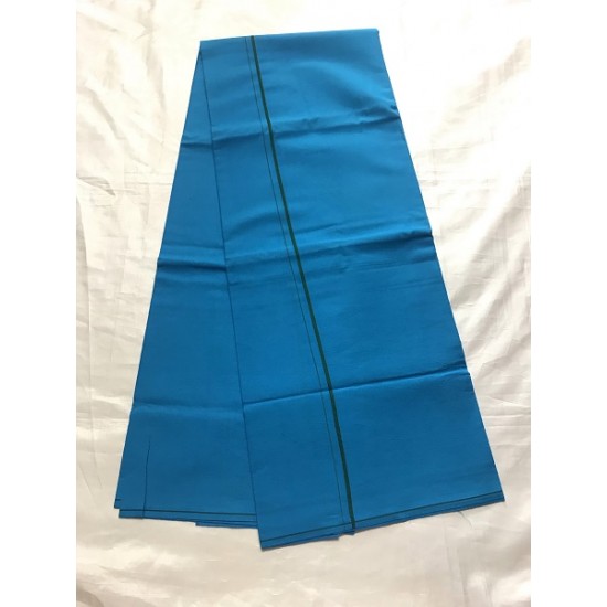 Blue Traditional Indian Men’s Pure Cotton Dhoti -Indian/Bollywood 