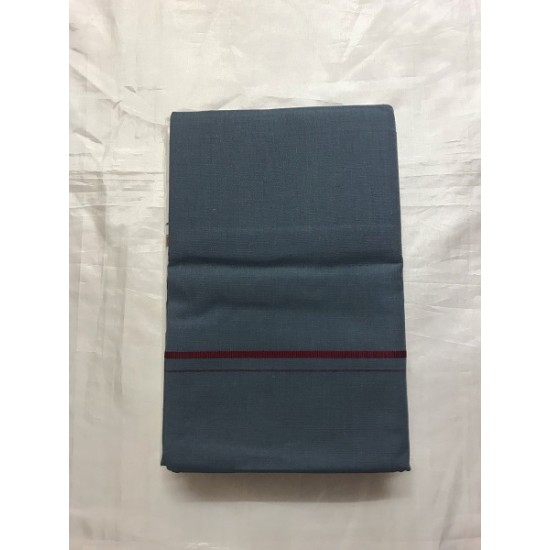 Ash Colour Traditional Indian Men’s Pure Cotton Dhoti -Indian