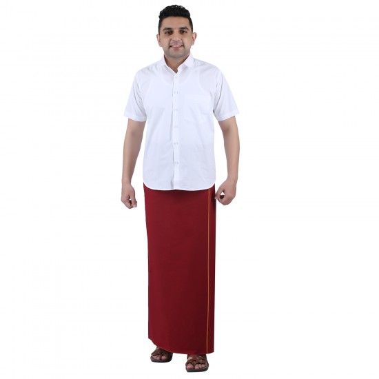 Dark Traditional Indian Men’s Pure Cotton Dhoti -Indian/Bollywood 