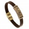 LOVE SHAPED LEATHER BRACELET 