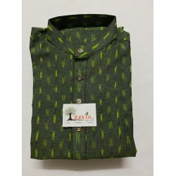 IKKAT HAND LOOM COTTON KURTA 