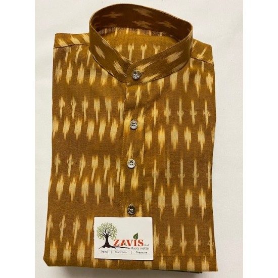 IKKAT HAND LOOM COTTON KURTA 