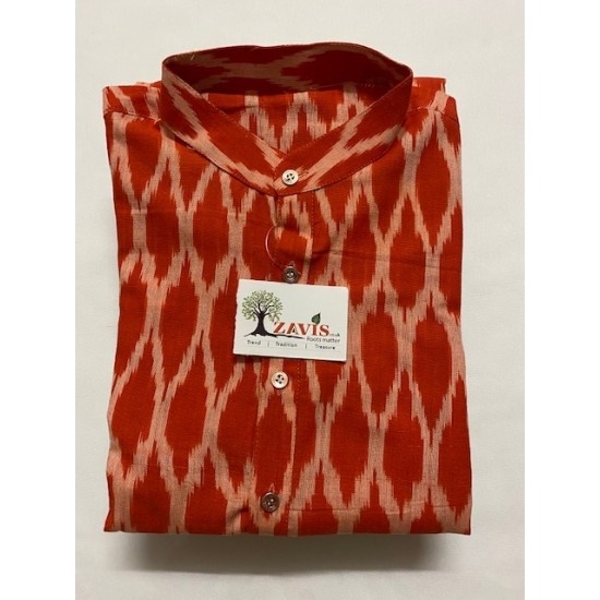 IKKAT HAND LOOM COTTON KURTA 