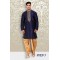 Men's  Art Silk Kurta Shalwar Kameez  with Dhoti  for festival wear 