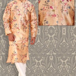 Floral Print men's  Kurta Pajama  for festival wear 