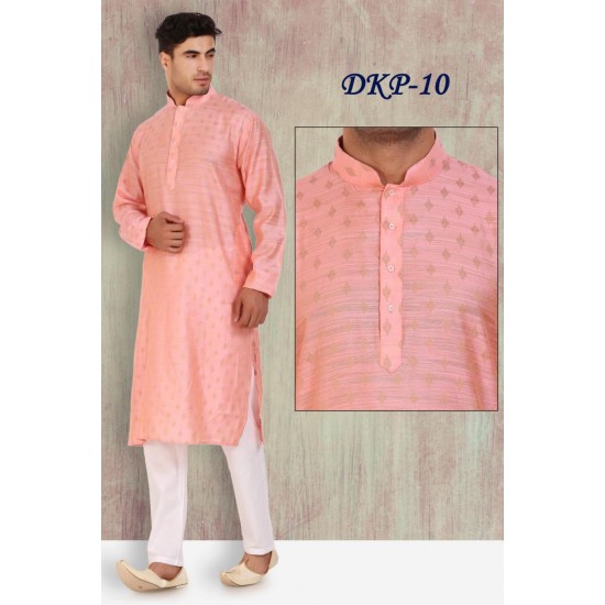 Dupion Silk men's kurta Pajama 