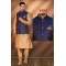  Men's Kurta Pajama with jacket Party wear 