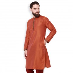 Beautifully Striped Straight Long  Kurta