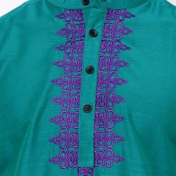 GREEN COLOUR SHORT KURTA 