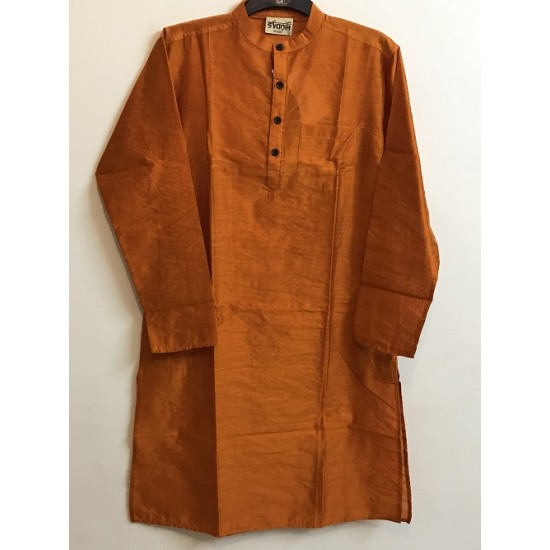 HAND LOOM SILK BLEND LONG KURTA 