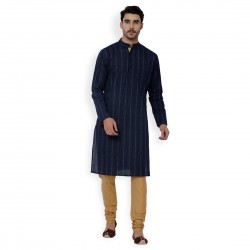 BLUE COLOUR COTTON LONG KURTA 