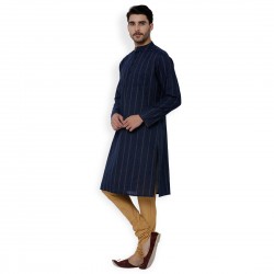 BLUE COLOUR COTTON LONG KURTA 