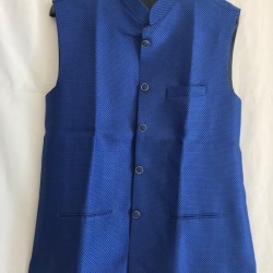 Royal Blue Colour Glamorous  Party Wear Modi Cut  Jacket ( waistcoat ) 