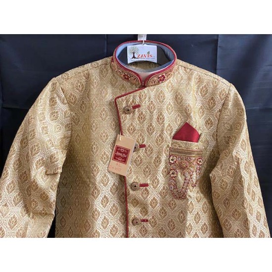 Men's Designer Ethnic Indo Western Sherwani for wedding Bollywood style 