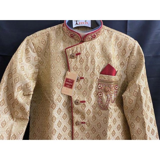 Men's Designer Ethnic Indo Western Sherwani for wedding Bollywood style 