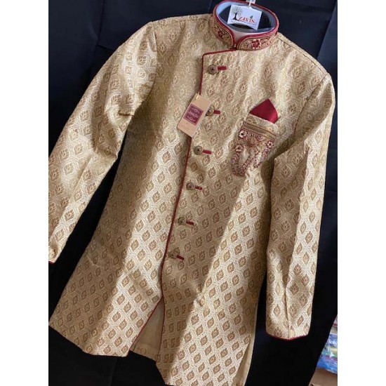 Men's Designer Ethnic Indo Western Sherwani for wedding Bollywood style 