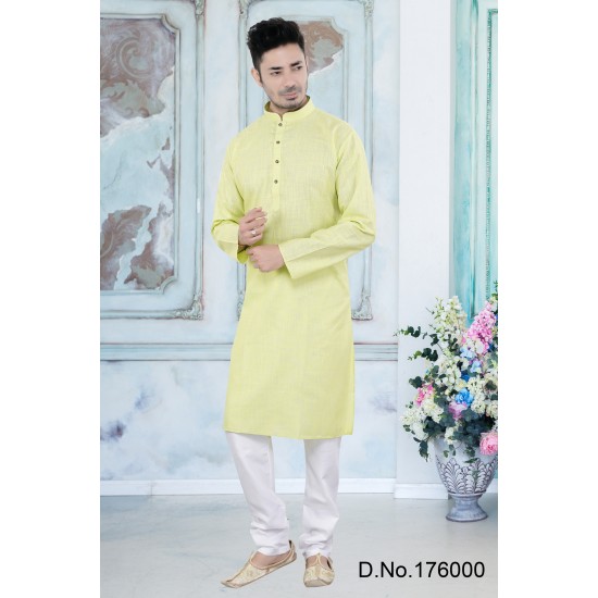 Beautifully Designed  Cotton  men's kurta Pajama 