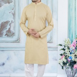 Beautifully Designed  Cotton Chicken work  men's kurta Pajama 