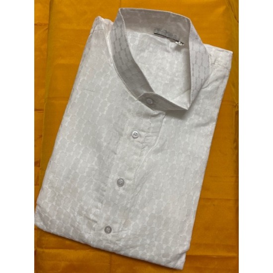 Beautifully Designed men's white  kurta Pajama 