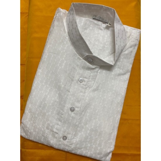 Beautifully Designed men's white  kurta Pajama 