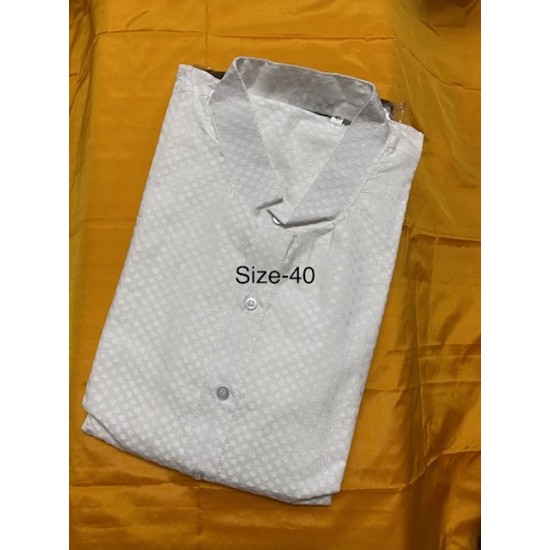 Beautifully Designed men's white  kurta Pajama 