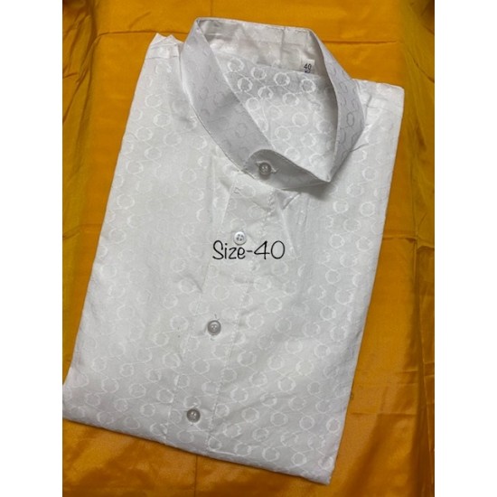 Beautifully Designed men's white  kurta Pajama 