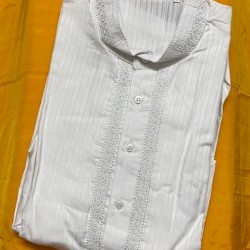 Beautifully Designed men's white  kurta Pajama 
