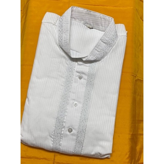 Beautifully Designed men's white  kurta Pajama 
