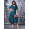 BLUE COLOUR RAYON PRINTED UREB GHERA LONG GOWN STYLE KURTI