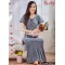 Indian cotton Feeding Nursing Soft Nighty with Side Zip Combed Fabric Night Gown