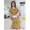 Indian cotton Feeding Nursing Soft Nighty with Side Zip Combed Fabric Night Gown