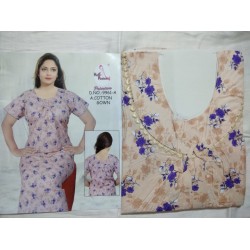  Women's Nightie Sleepwear,Gown Premium Quality Cotton