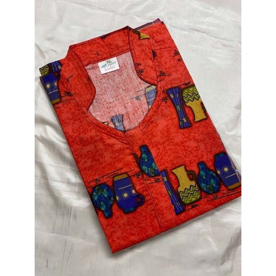 Indian style Women's Nightie, sleepwear, Gown Premium Quality Cotton