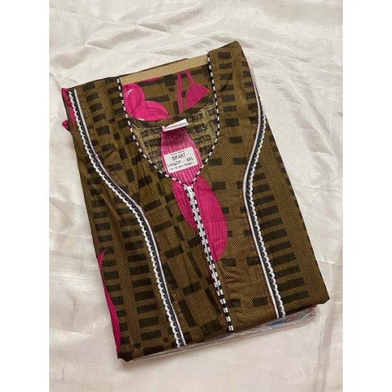 Indian style Women's Nightie, sleepwear, Gown Premium Quality Cotton