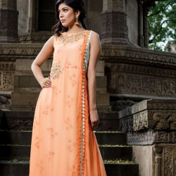 Beautiful shimmer Full length kurti